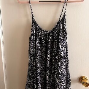 Forever 21 Silver Sleeveless Camisole with Spaghetti Straps